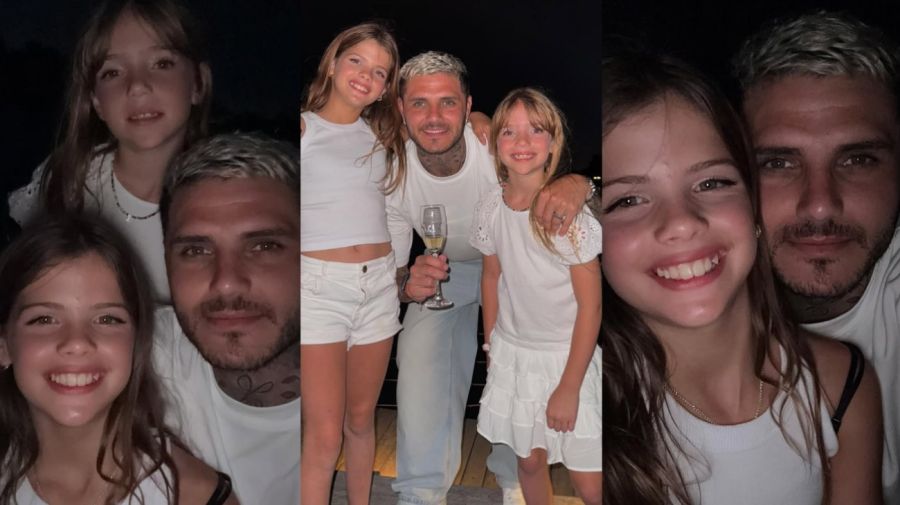 Las fotos de Wanda Nara, Mauro Icardi y la China Suárez por Año Nuevo