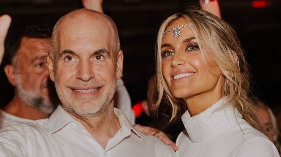 Milagros Maylin y Horacio Rodríguez Larreta