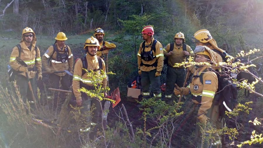 Incendio en Los Manzanos