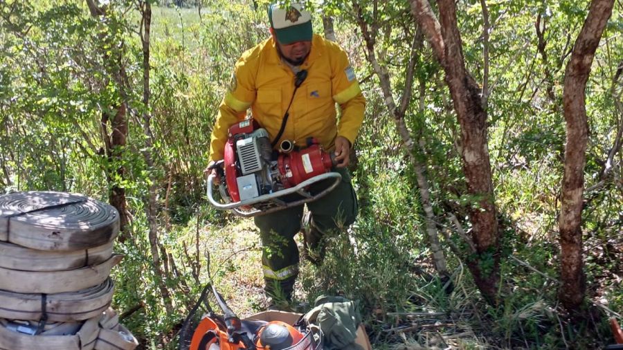 Incendio en Los Manzanos