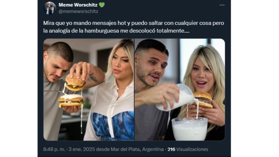 La hamburguesa de Mauro Icardi