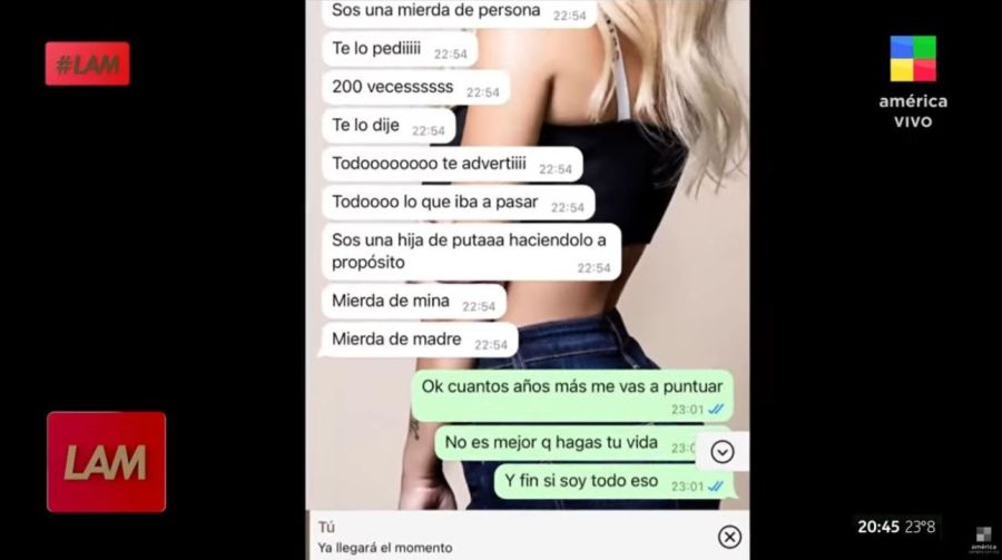 Chat de Mauro Icardi a Wanda Nara