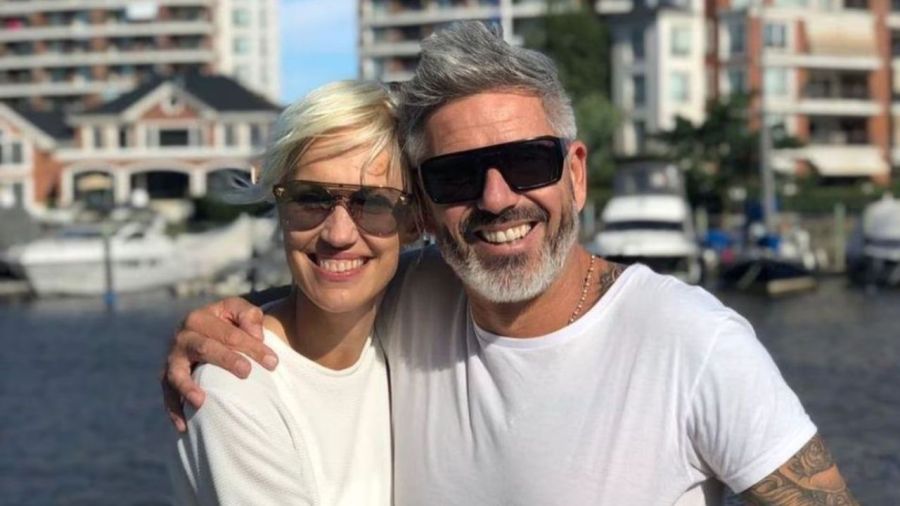 Ingrid Grudke y su ex pareja, Martín Colantonio