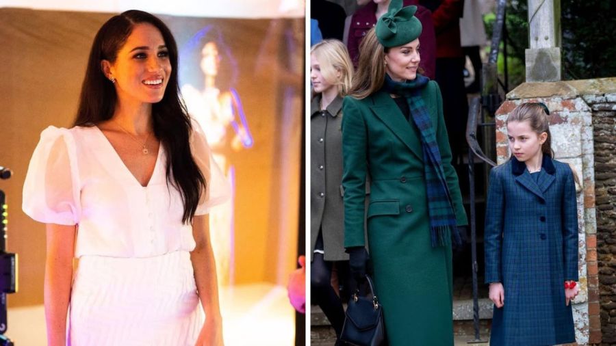 Meghan Markle y la princesa Charlotte