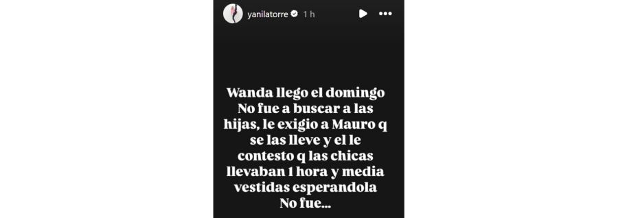 Wanda Nara no quiso buscar a sus hijas por la casa de Mauro Icardi