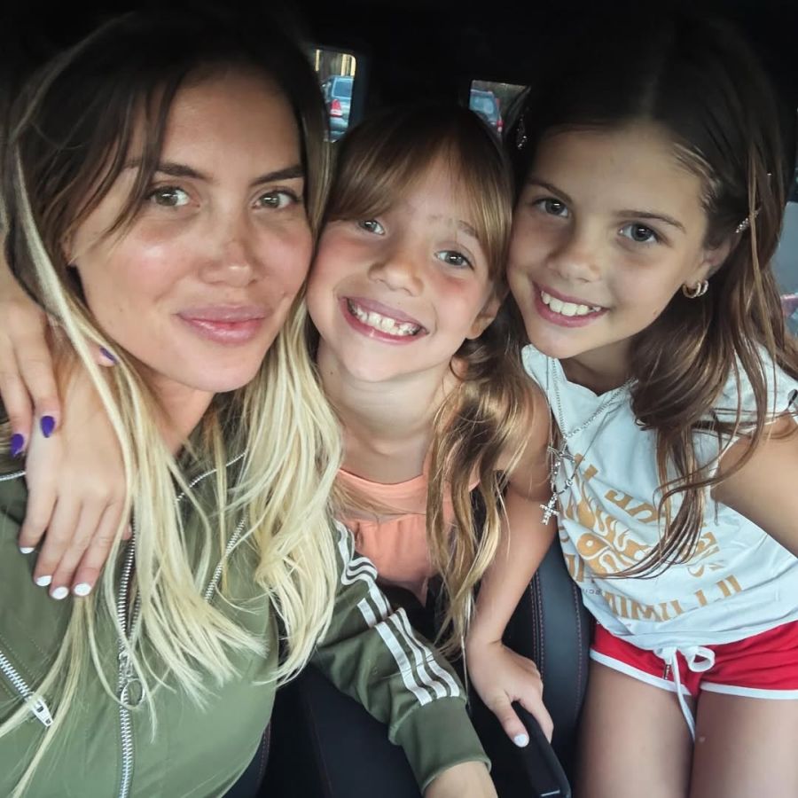 Wanda Nara se reecontró con sus hijas: las emotivas fotos 