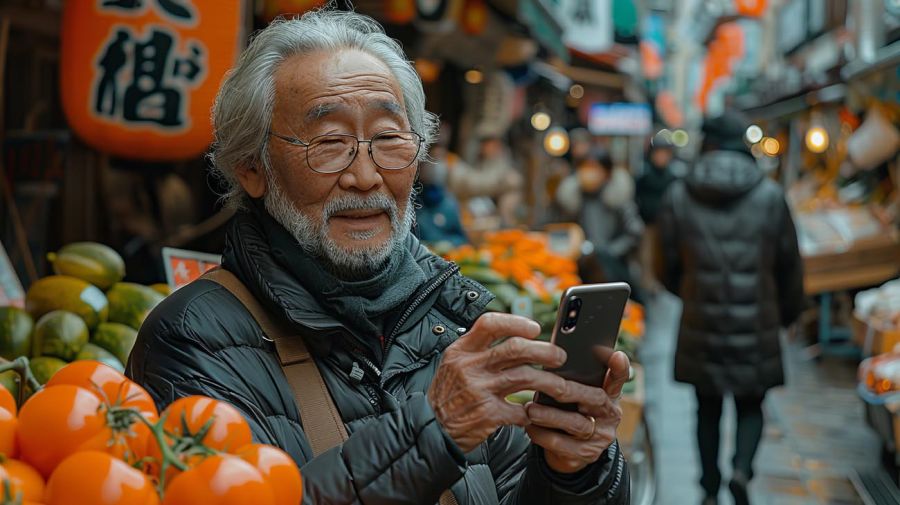 Ciudadanos japoneses mayores