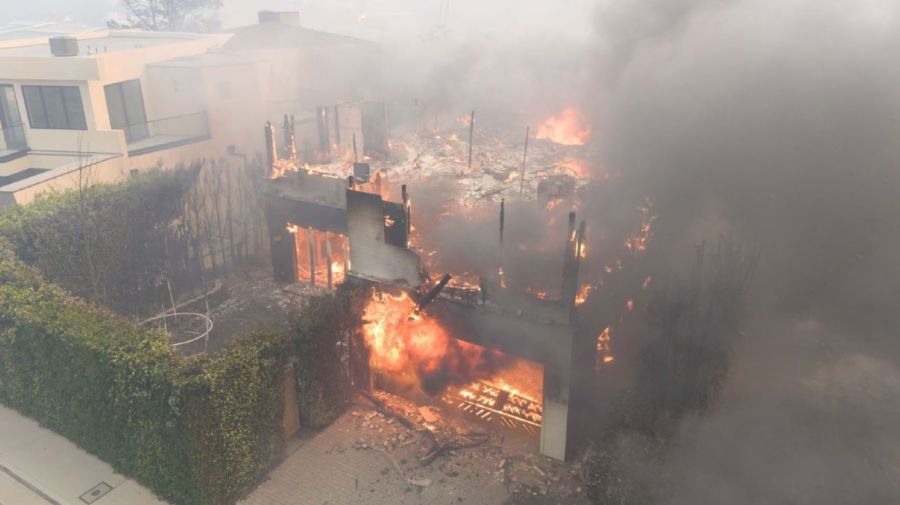 La casa de Leighton Meester y Adam Brody tras el incendio en Palisades