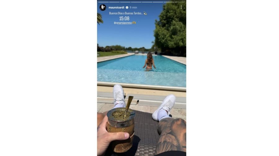 La foto que subió Mauro Icardi tras blanquear con La China Suárez