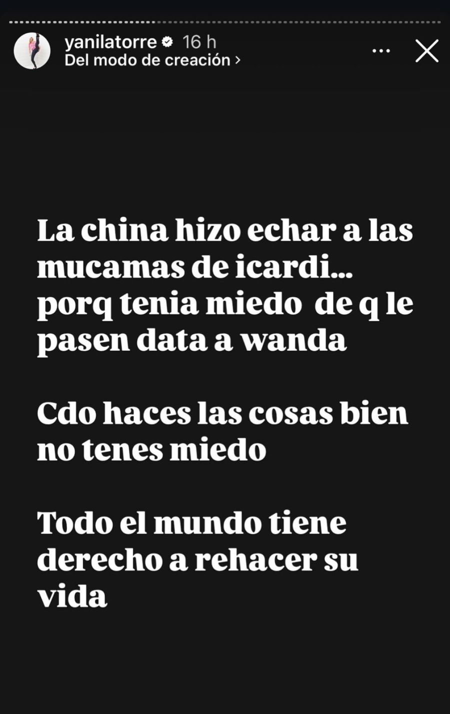 Las historias de Yanina Latorre contra la China Suárez