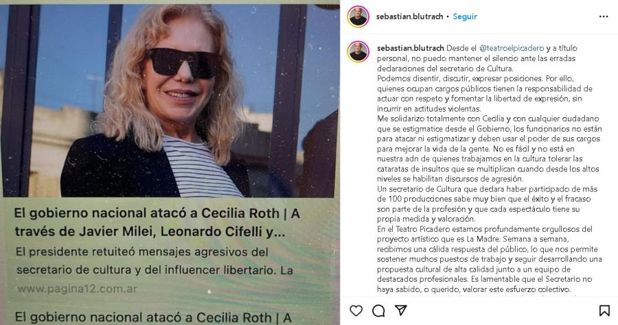 Tuits contra Cecilia Roth