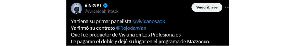 Viviana Canosa ya tiene un panelista confirmado