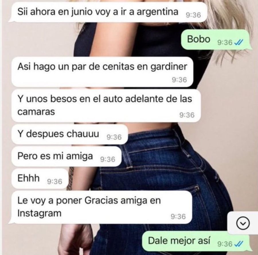 Chats de Wanda e Icardi