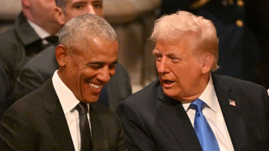 Barak Obama y Donald Trump