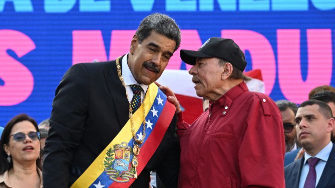 Nicolás Maduro y Daniel Ortega.