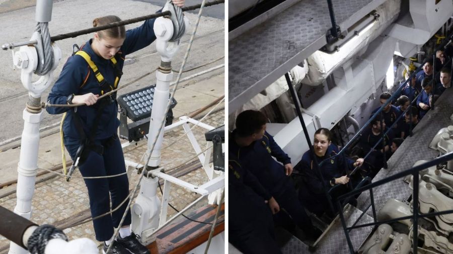 El exclusivo menú de la princesa Leonor en el crucero de instrucción militar