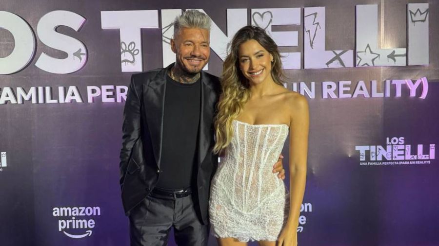 Marcelo Tinelli y Milett Figueroa