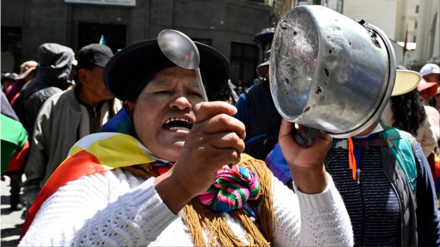 Protesta de cuatro días en Bolivia contra Luis Arce 20250113