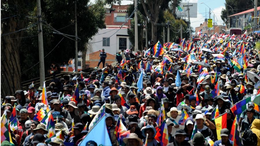 Protesta de cuatro días en Bolivia contra Luis Arce 20250113