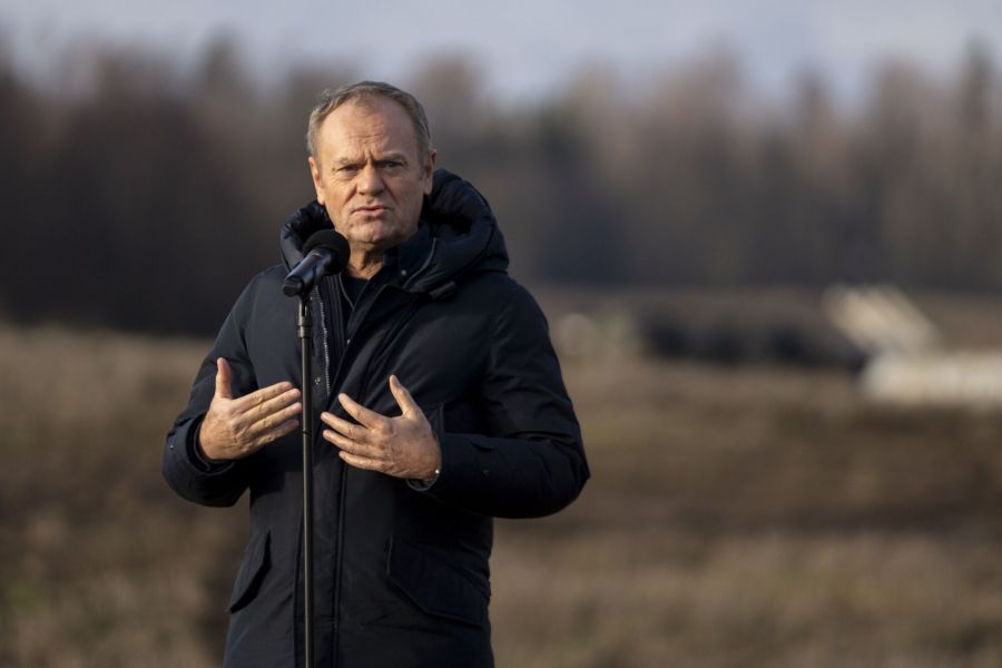 Prime Minister Donald Tusk Visits Poland's Border With Russia