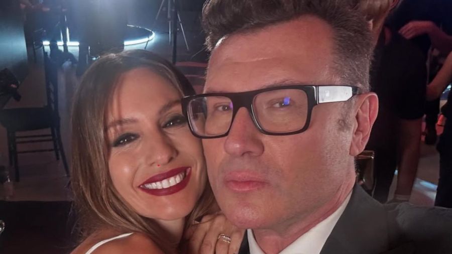 Gabriel Oliveri junto a Pampita