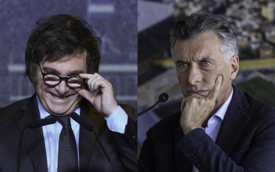 Mauricio Macri y Javier Milei