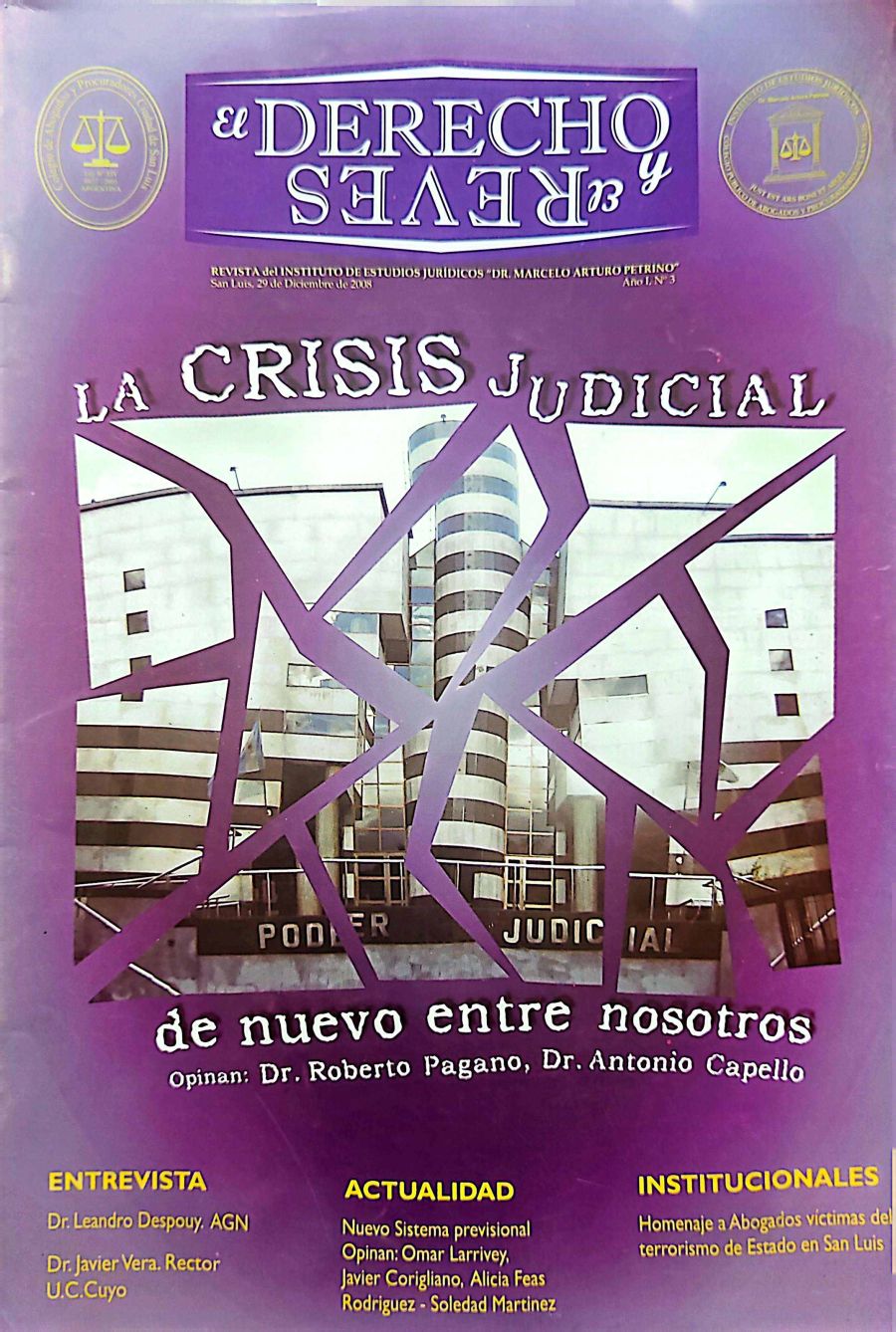 Beatriz Sarlo - Derecho al revés - La crisis judicial