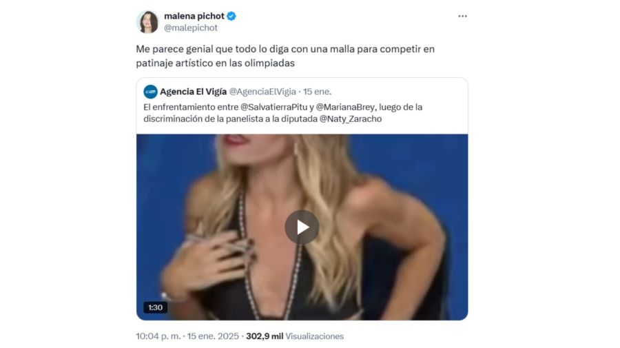 Malena Pichot contra Mariana Brey