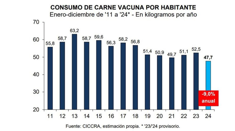 Producción y consumo de carne