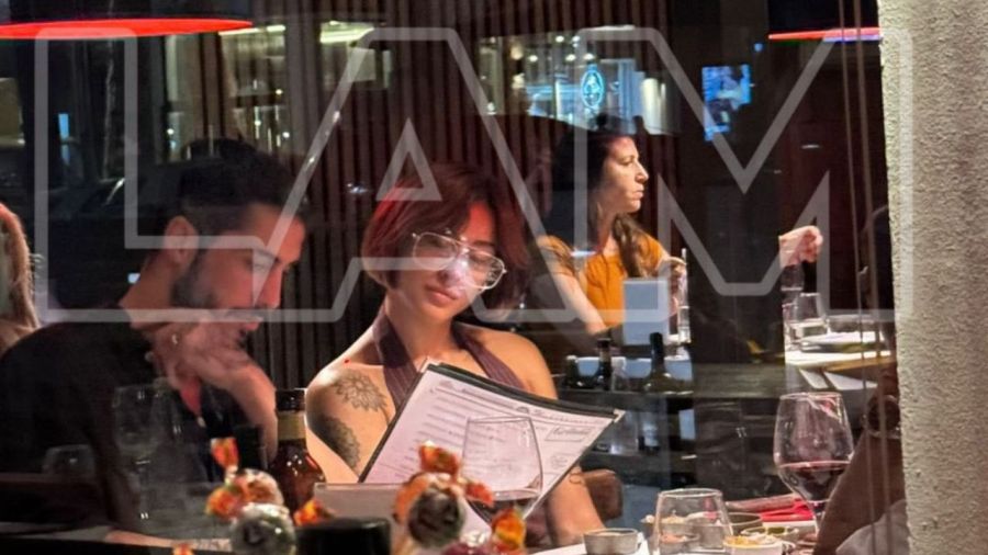 Nicolás Figal y Belén Negri cenando juntos 