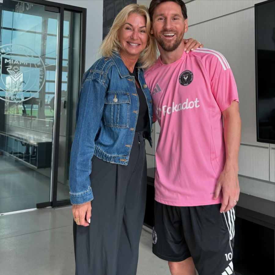 Yanina Latorre y Lionel Messi