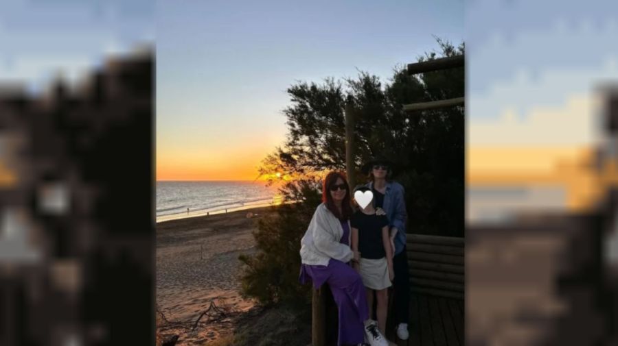 Las vacaciones de Cristina Kirchner en Monte Hermoso