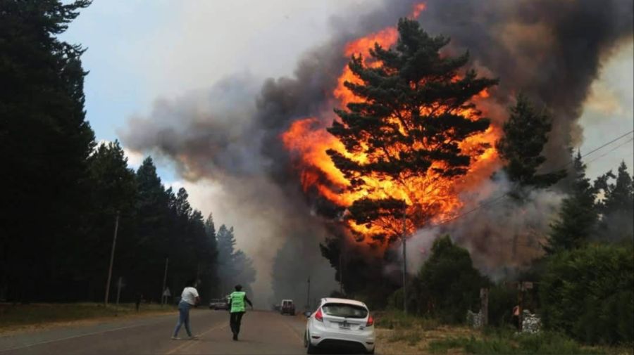 Ignacio Torres, incendio en Epuyén 20250121