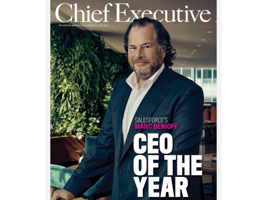 Javier Milei y Marc Benioff 20250122