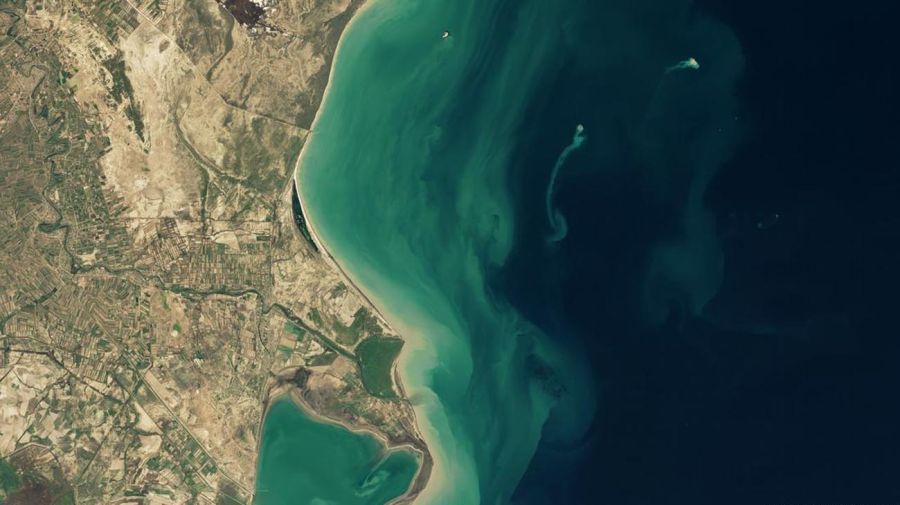 Los volcanes de lodo en el mar Caspio los que producen las 