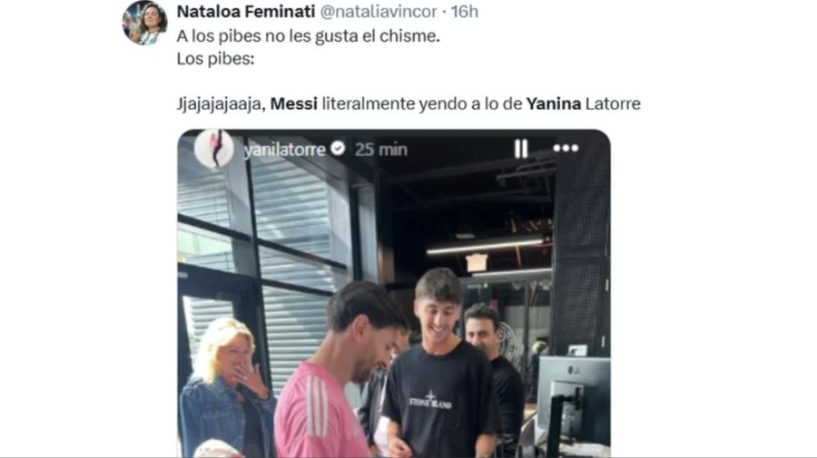 Memes Yanina Latorre y Messi