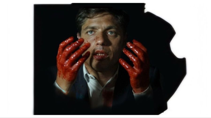 Foto editada de Axel Kicillof