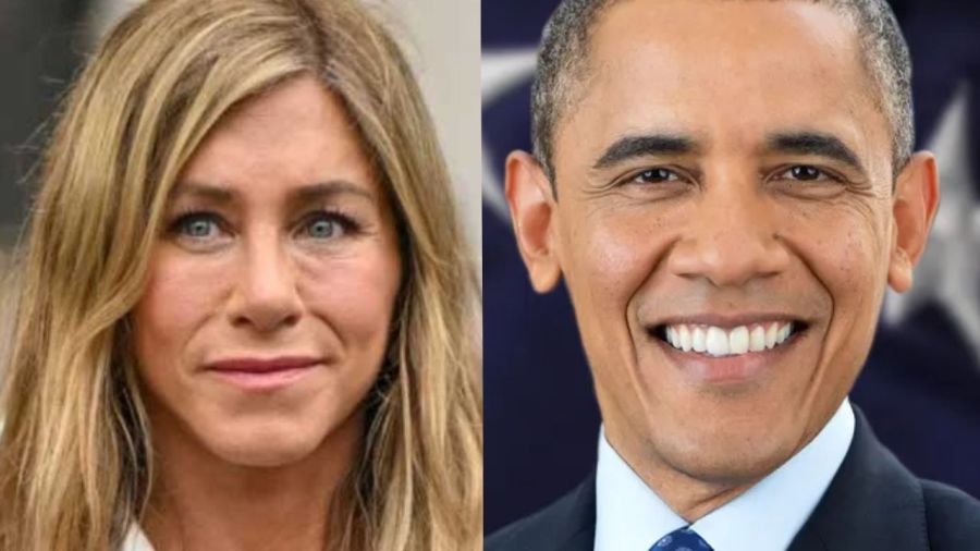 Jennifer Aniston y Barack Obama