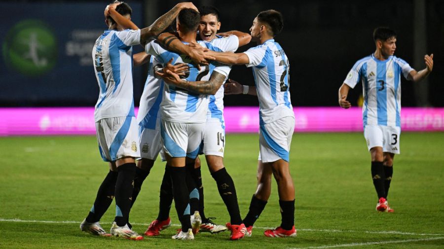 Argentina Sub20 aplastó a Brasil 6-0.