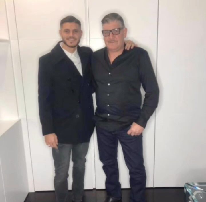 Juan Carlos y Mauro Icardi