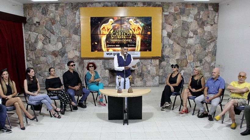 Lectura de nominados premios Carlos