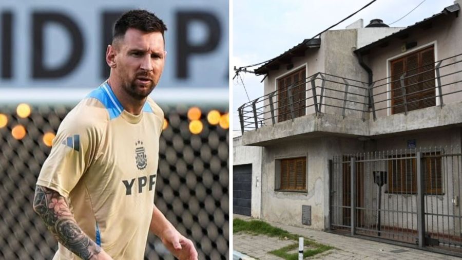 La casa de la infancia de Lionel Messi 