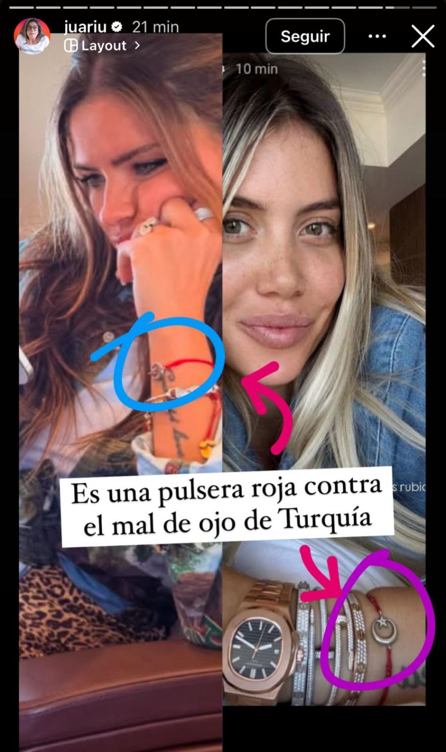 Wanda Nara y China Suárez