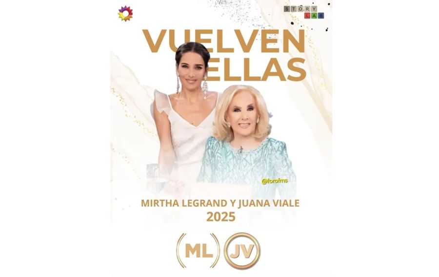 Mirtha Legrand y Juana Viale vuelve a Mar del Plata