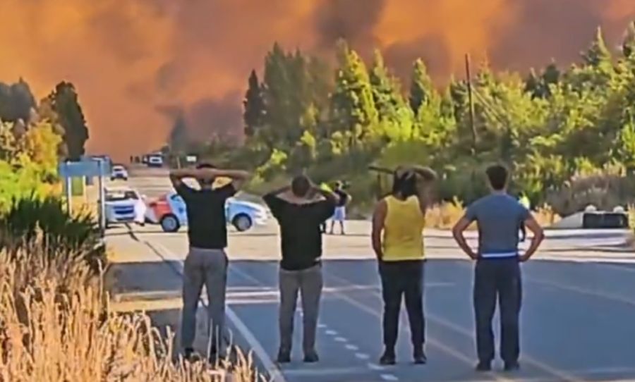 Incendio en El Bolsón 20250131