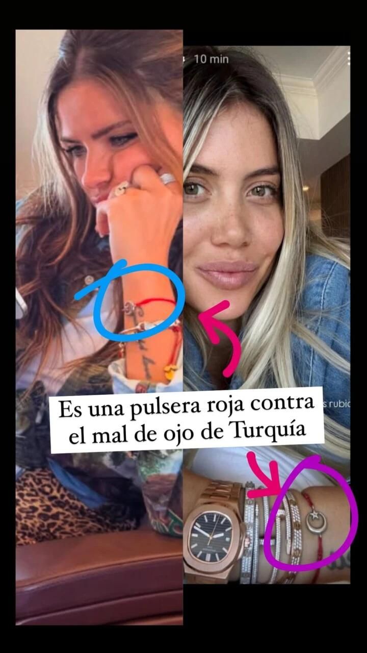 La China Suárez y Wanda Nara