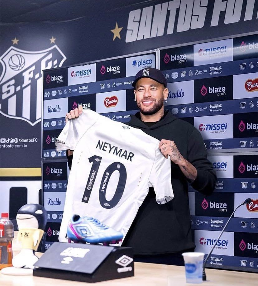 Neymar al Santos