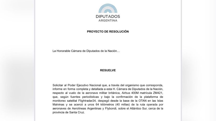 Proyecto diputados malvinas