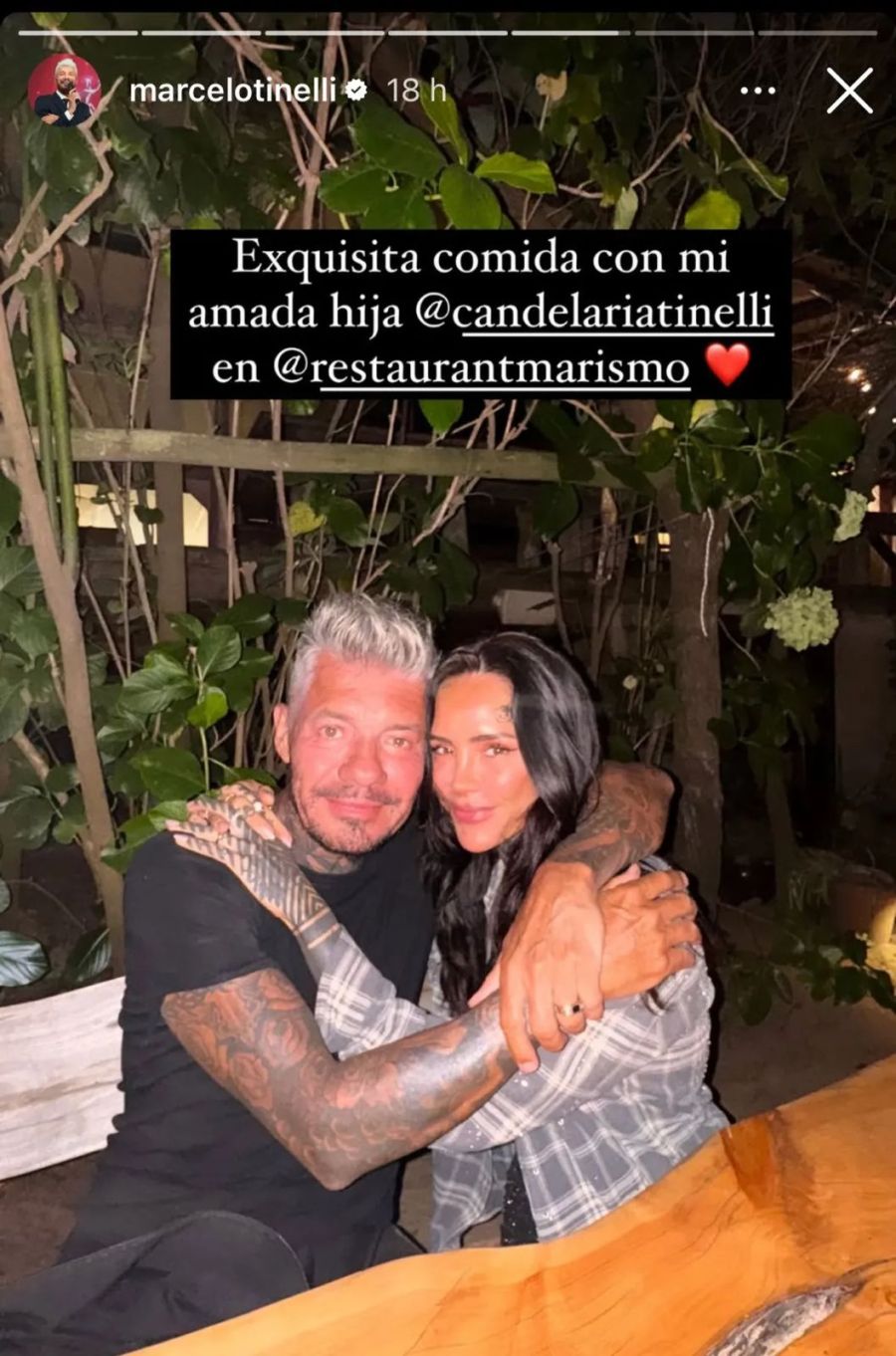 Cande Tinelli y Marcelo Tinelli