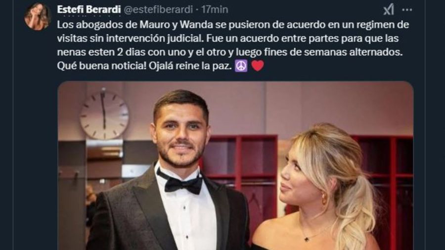 El acuerdo entre Mauro Icardi y Wanda Nara